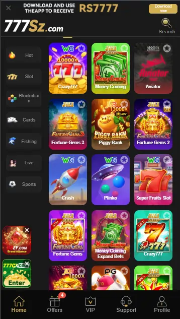 777SZ GAME APK CASINO