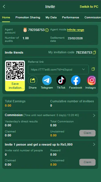 777AD GAME REFFERAL LINK